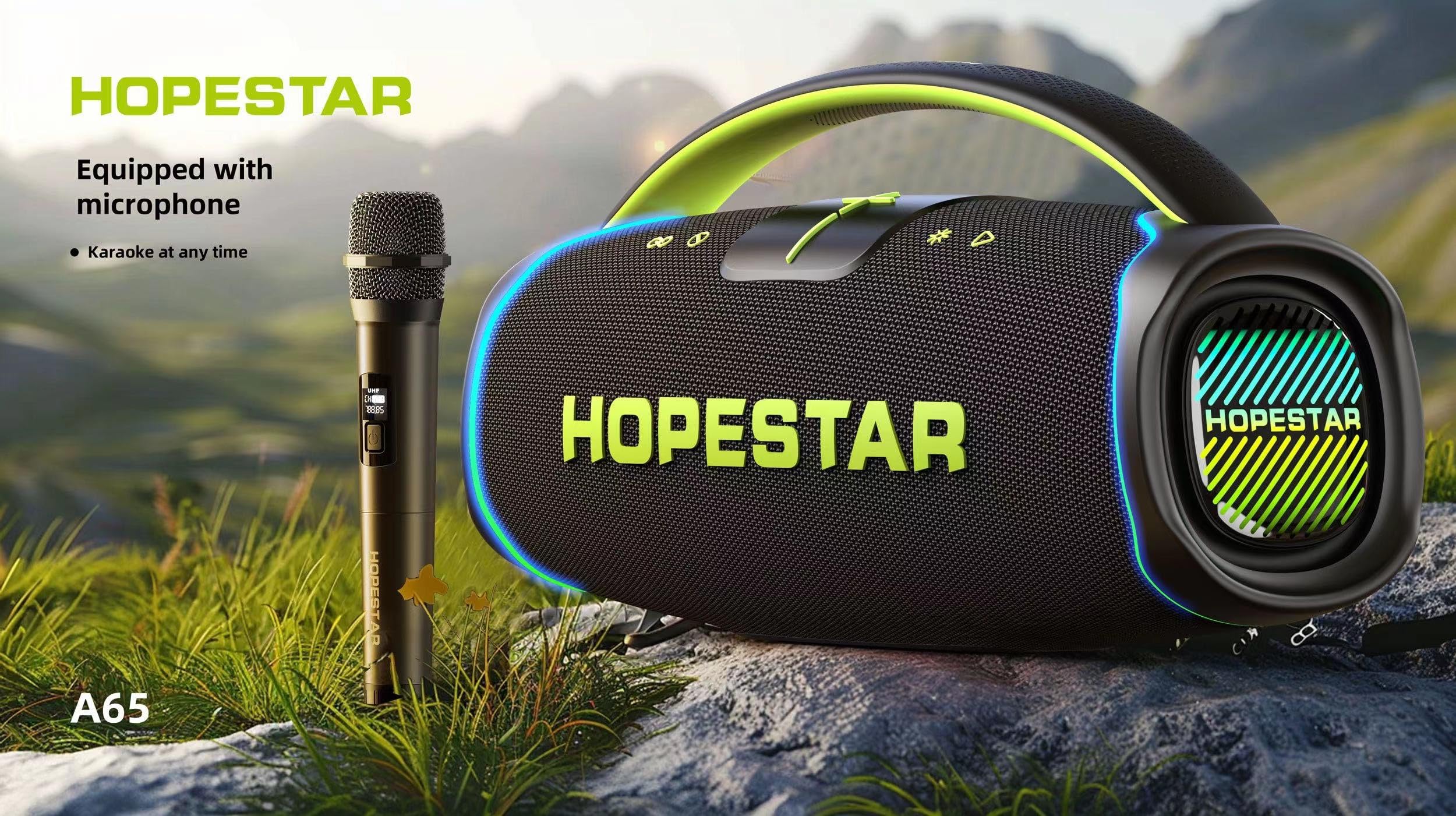 WorryFree Gadgets Hopestar Series 300W Portable Speaker with